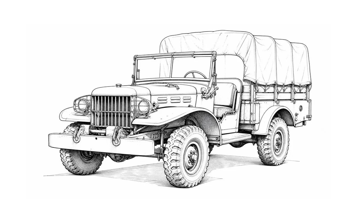 Dodge WC Bremsen einstellen: Sollwerte aus dem TM 9-808