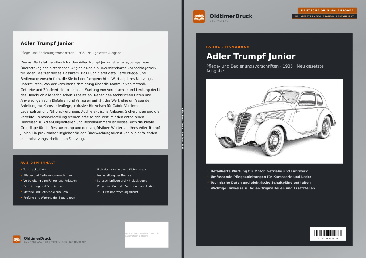 Blick ins Buch: Adler Trumpf Junior