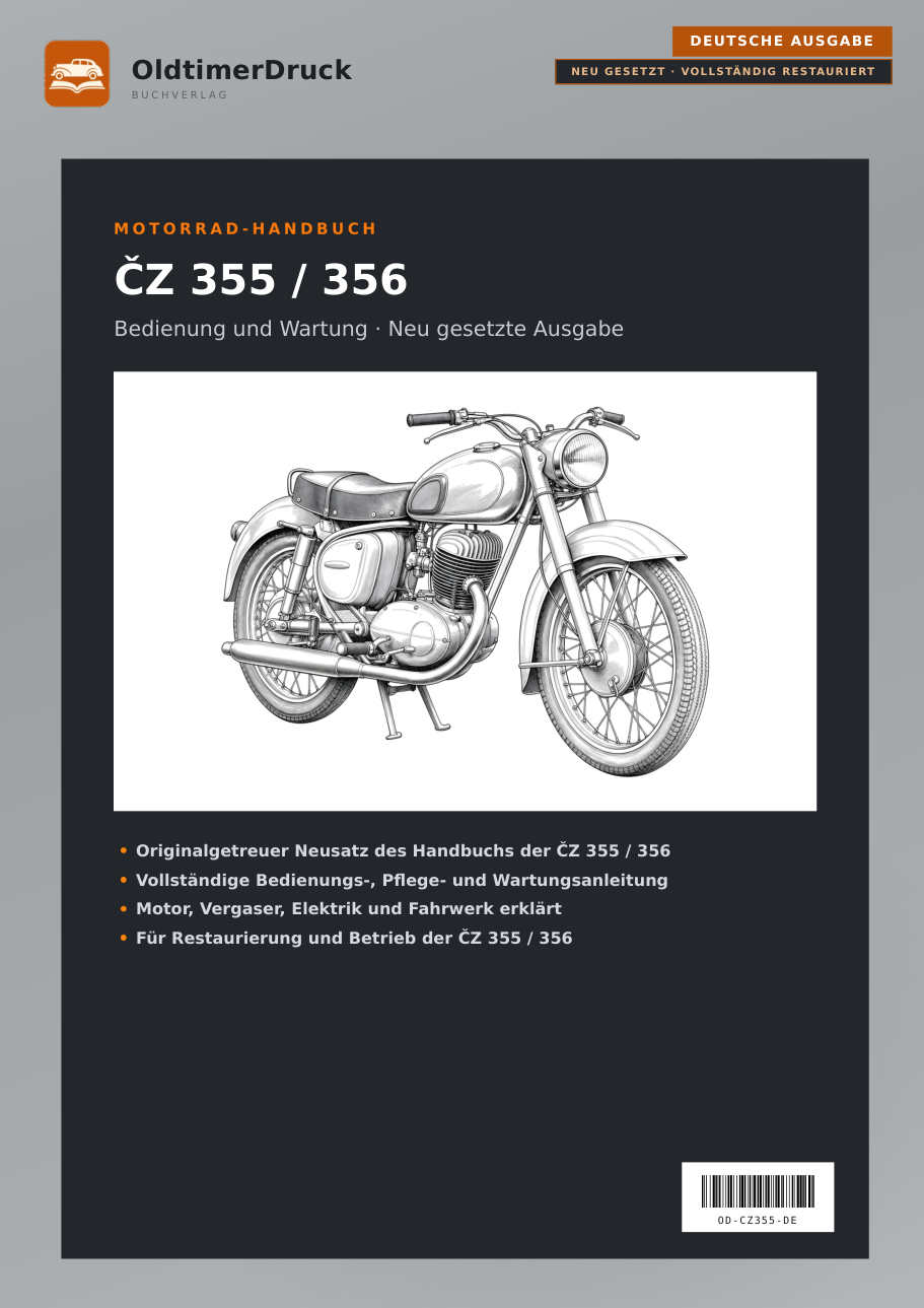 Cover ČZ 355 / 356 Werkstatthandbuch