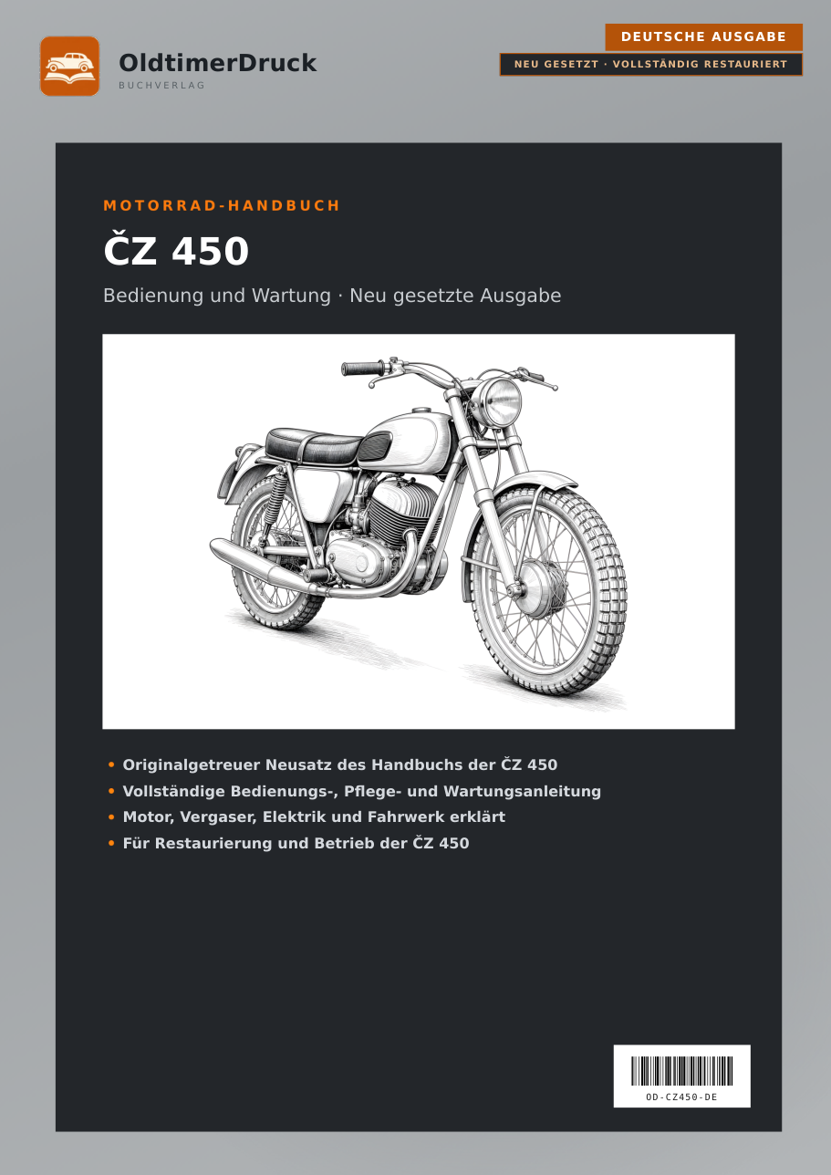 ČZ 450 Werkstatthandbuch — Werkstatthandbuch Cover