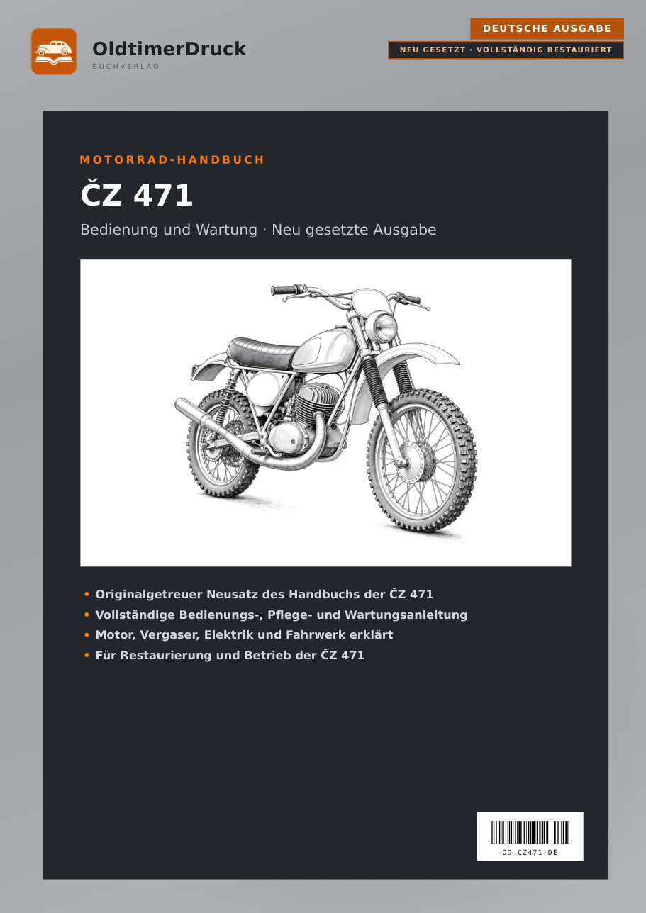 Cover ČZ 471 Werkstatthandbuch