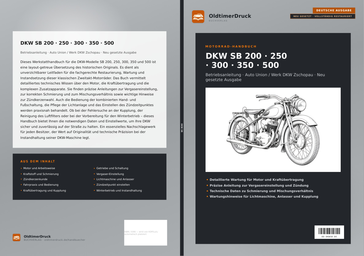 Blick ins Buch: DKW SB 200 · 250 · 300 · 350 · 500