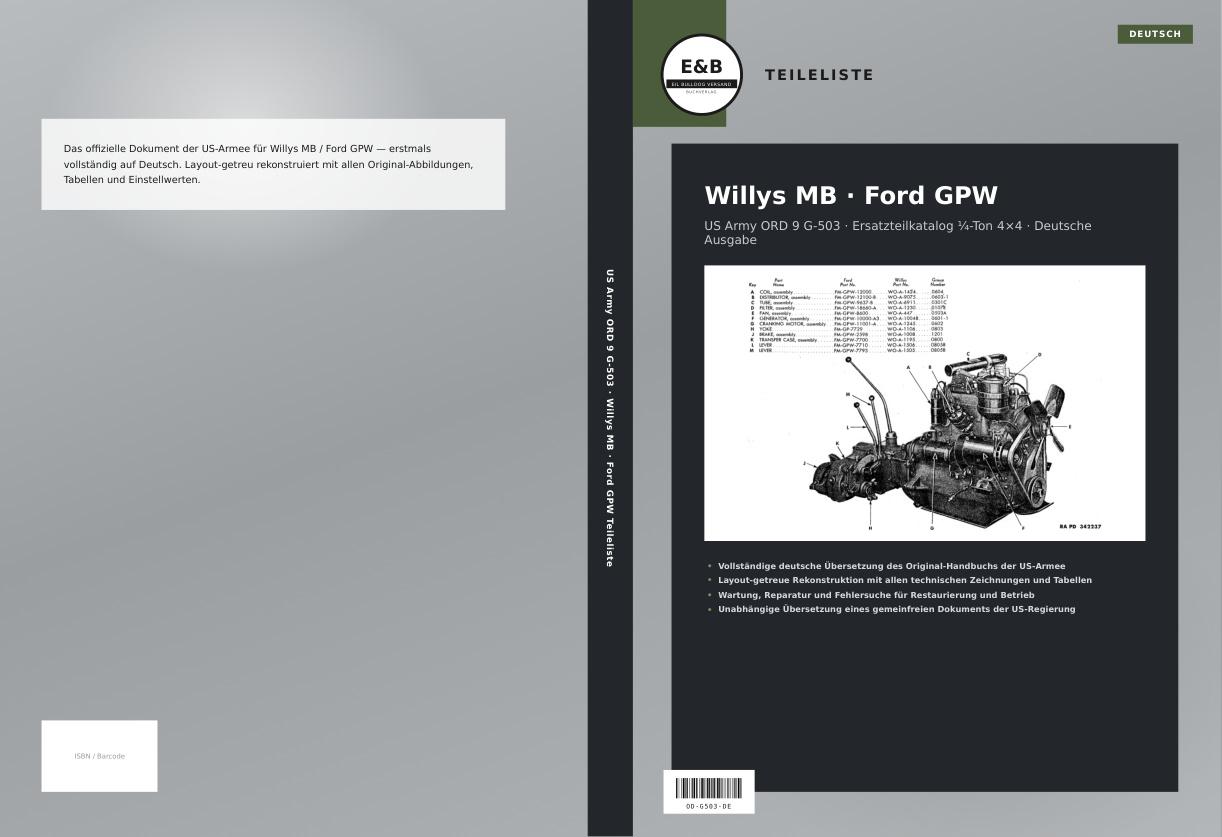 Blick ins Buch: Willys MB · Ford GPW Teileliste
