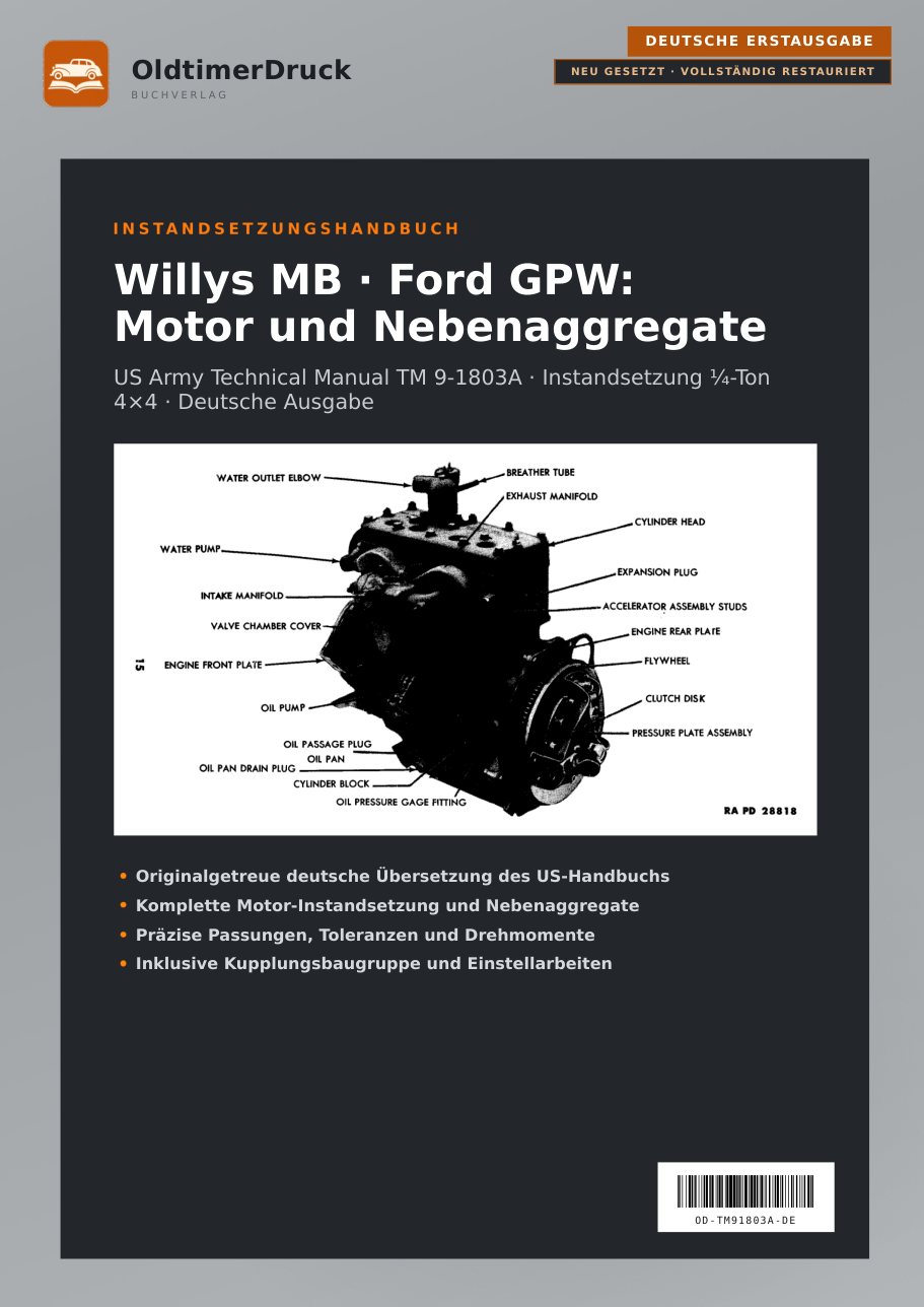 Cover Willys MB · Ford GPW: Motor und Nebenaggregate