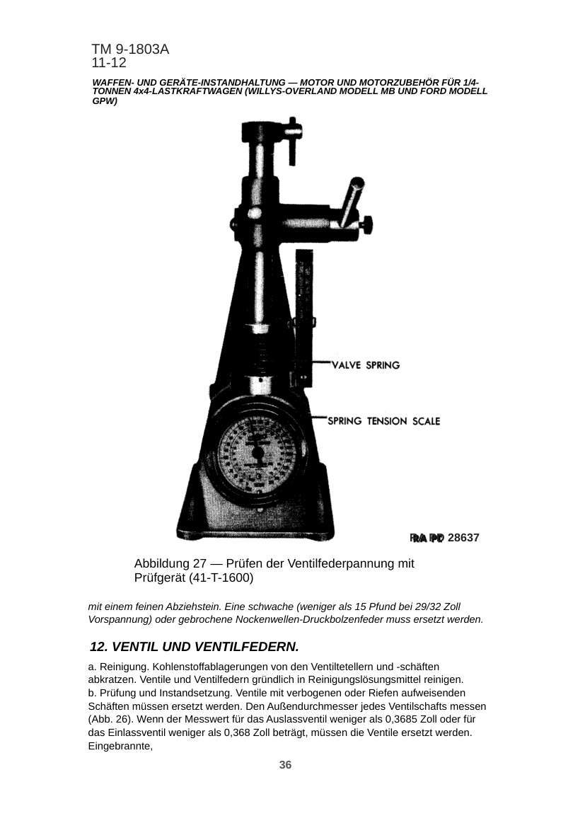 Blick ins Buch: Willys MB · Ford GPW: Motor und Nebenaggregate
