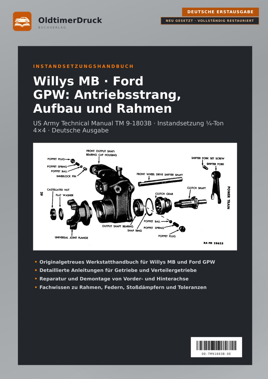 Cover Willys MB · Ford GPW: Antriebsstrang, Aufbau und Rahmen