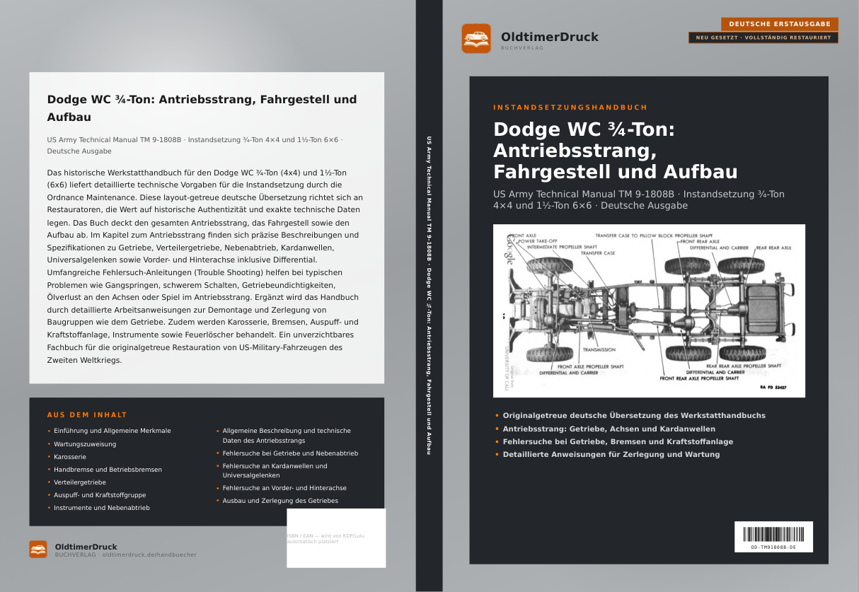Blick ins Buch: Dodge WC ¾-Ton: Antriebsstrang, Fahrgestell und Aufbau