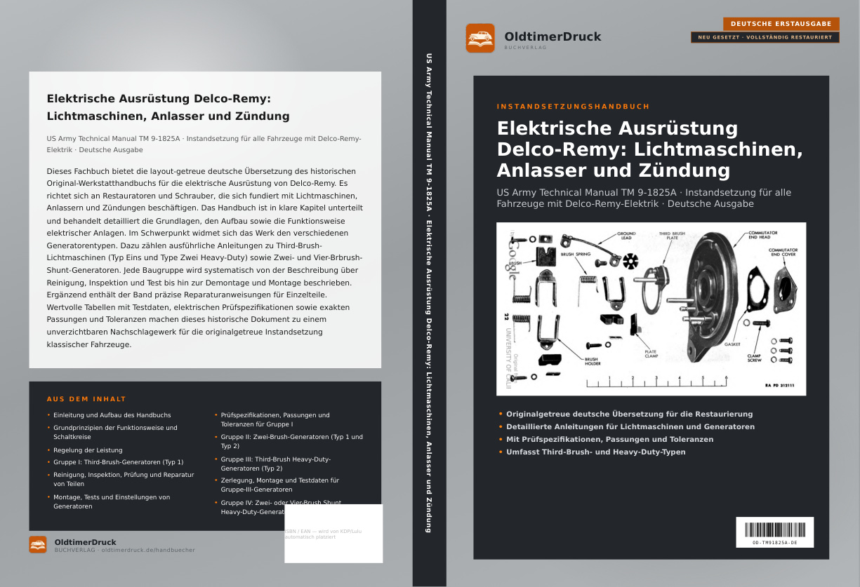 Blick ins Buch: Elektrische Ausrüstung Delco-Remy: Lichtmaschinen, Anlasser und Zündung