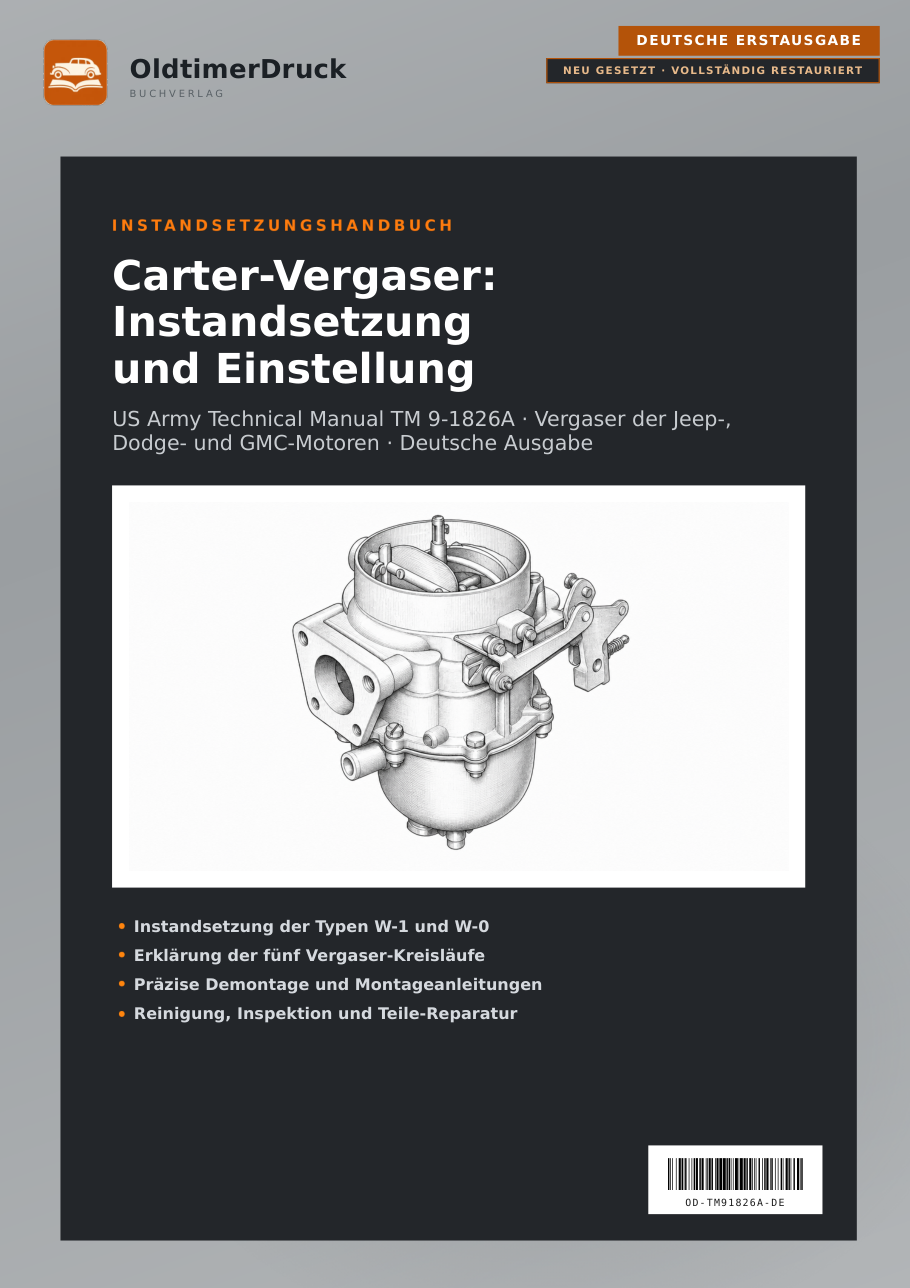 Cover Carter-Vergaser: Instandsetzung und Einstellung