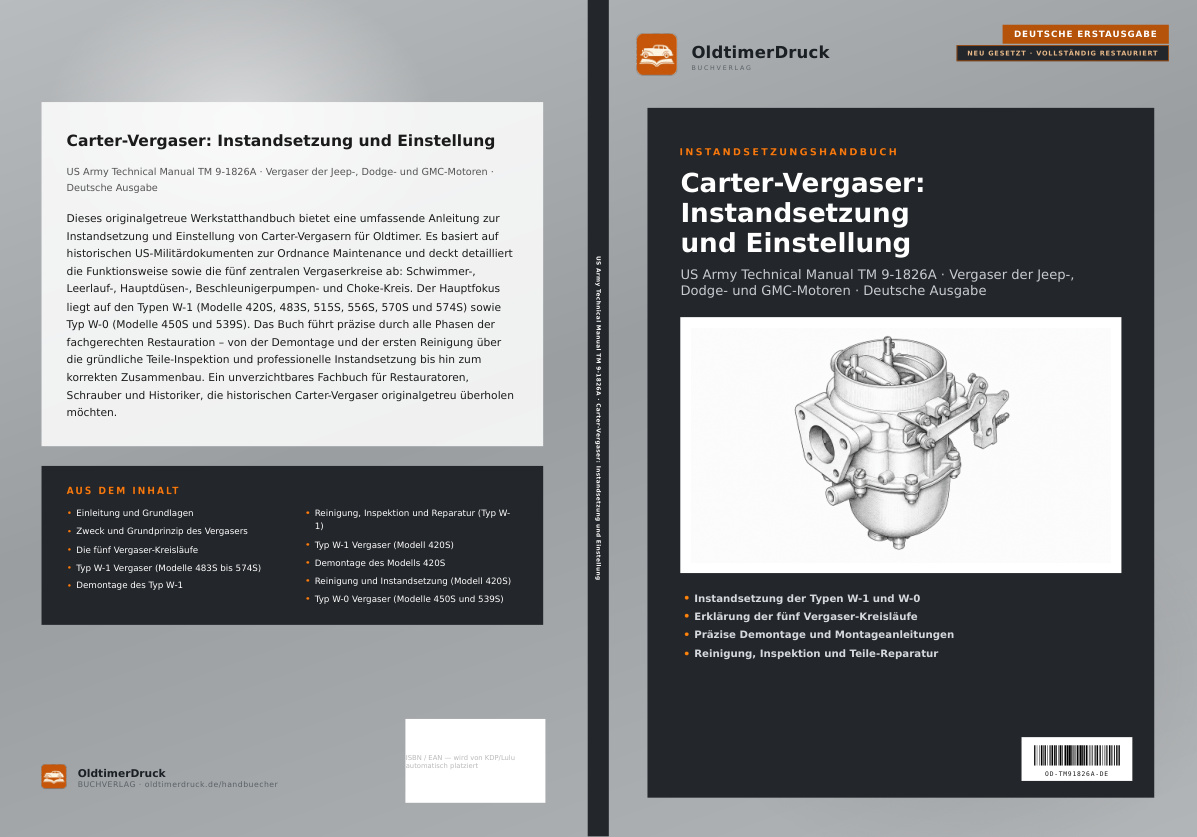 Blick ins Buch: Carter-Vergaser: Instandsetzung und Einstellung