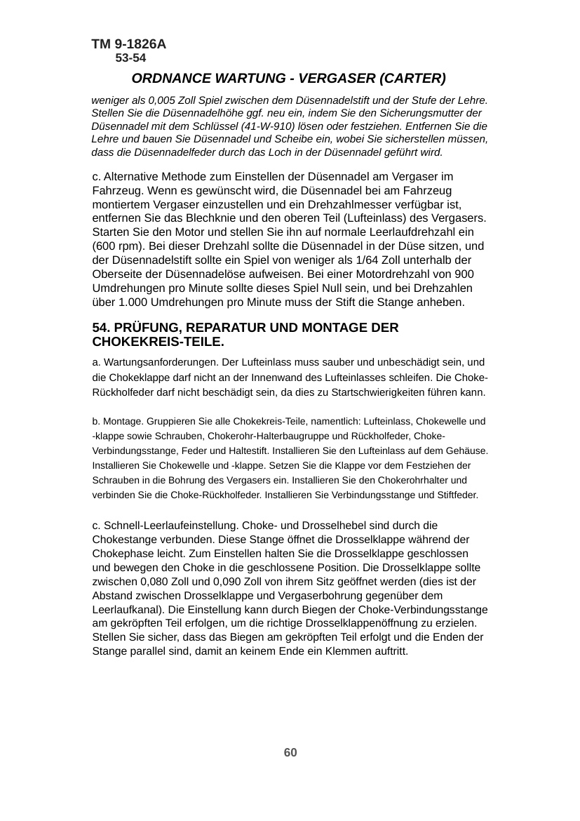 Blick ins Buch: Carter-Vergaser: Instandsetzung und Einstellung