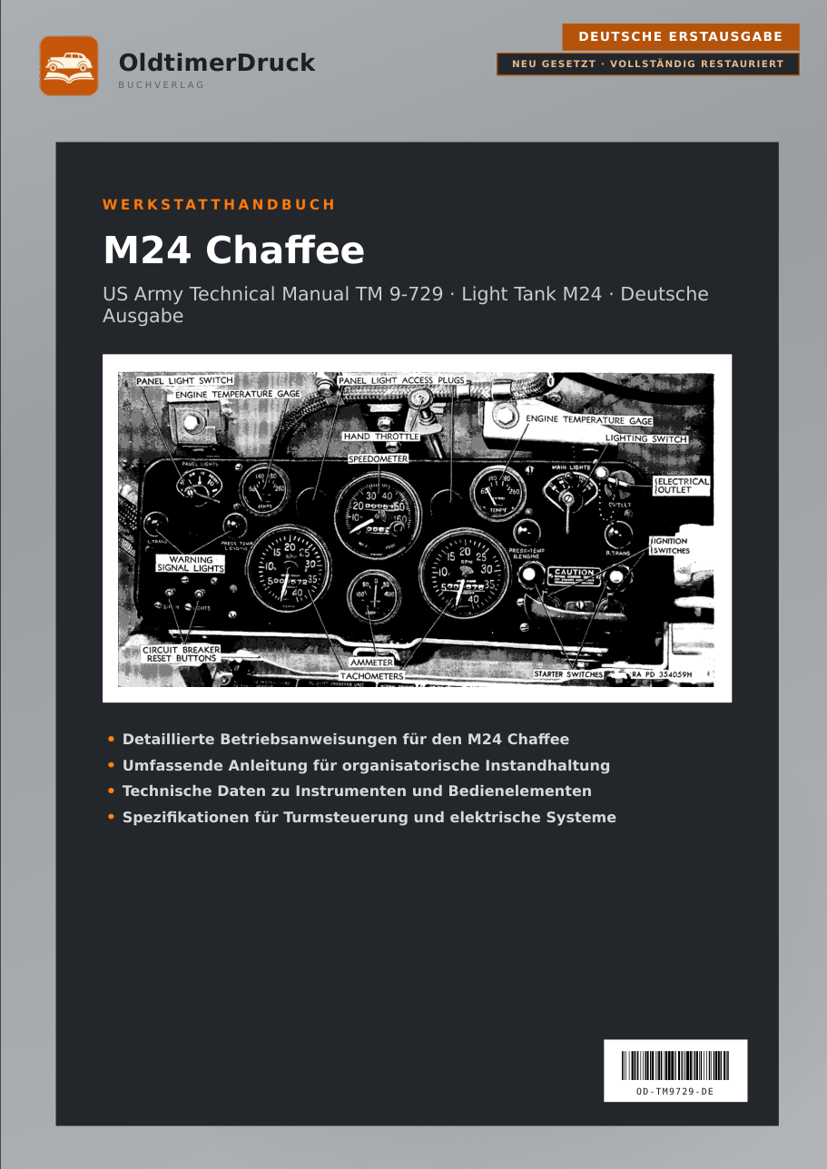 Cover M24 Chaffee Werkstatthandbuch