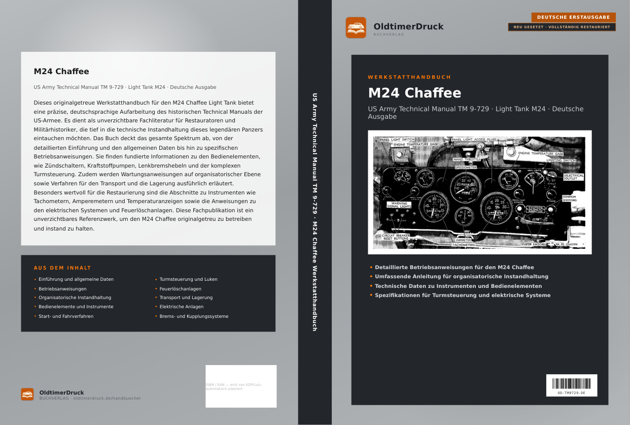 Blick ins Buch: M24 Chaffee Werkstatthandbuch