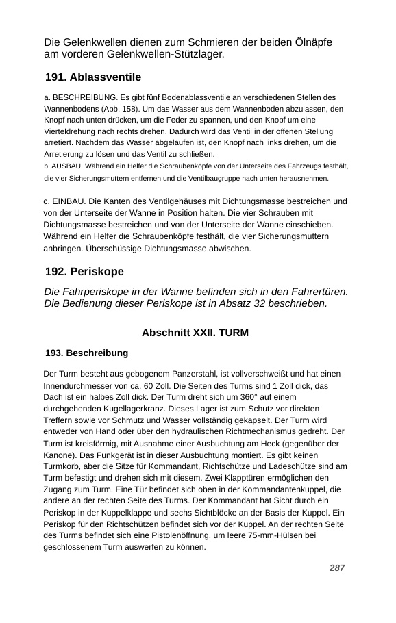 Blick ins Buch: M24 Chaffee Werkstatthandbuch