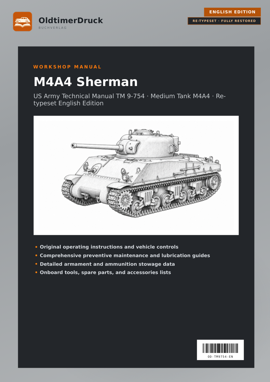 Cover M4A4 Sherman Workshop Manual