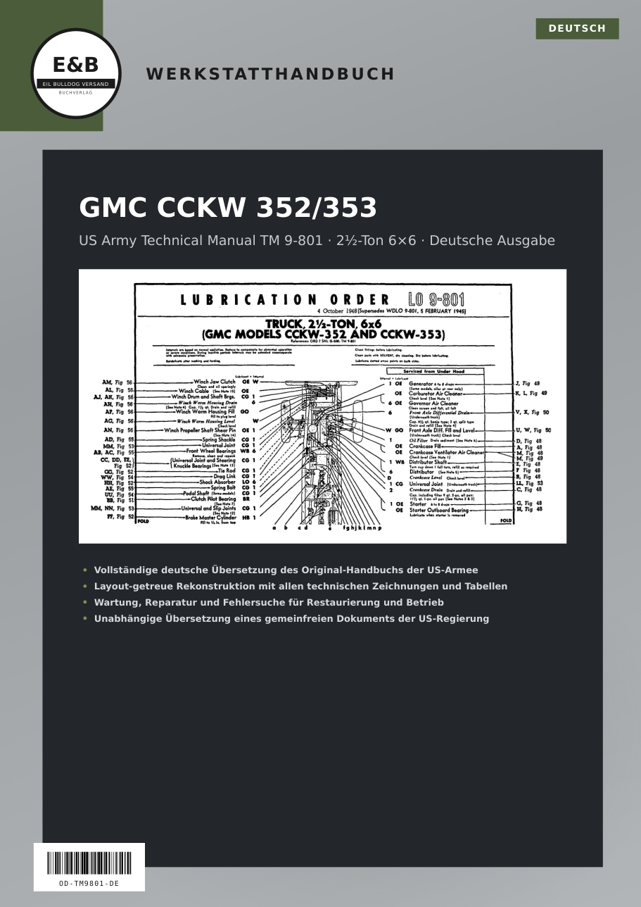 Cover GMC CCKW 352/353 Werkstatthandbuch