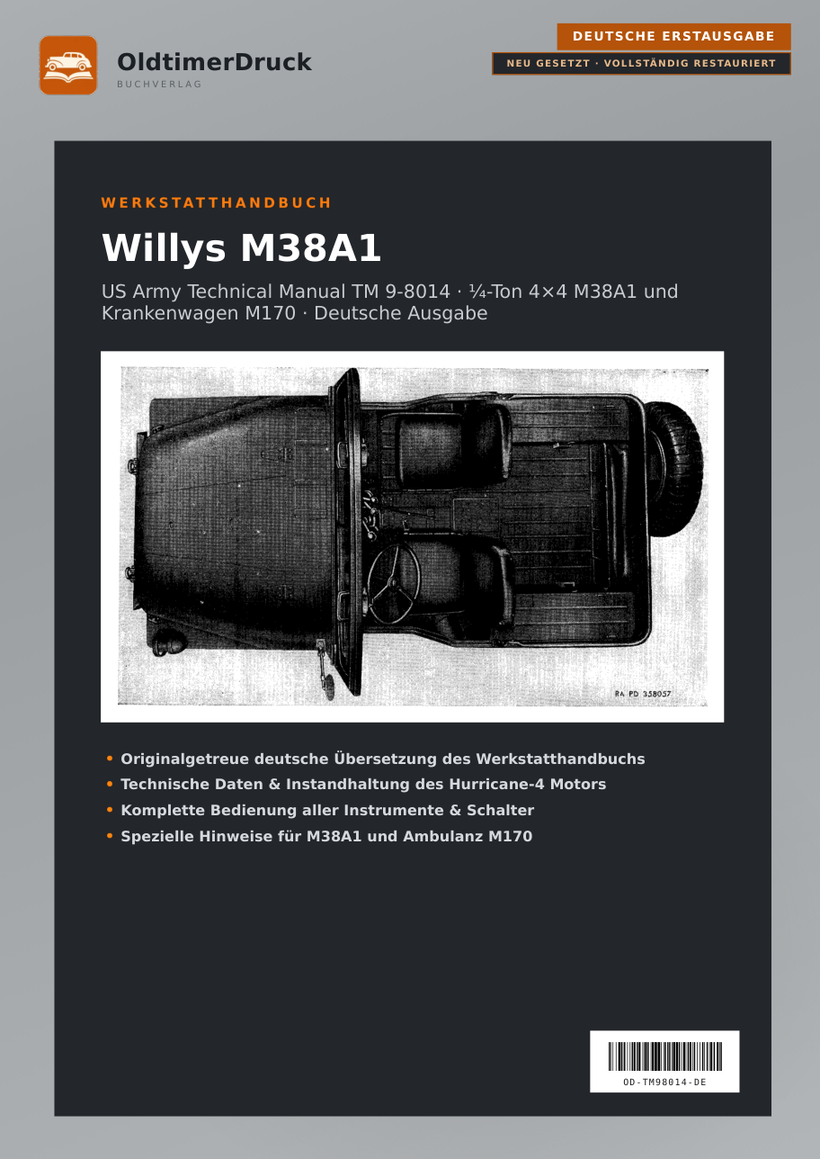Cover Willys M38A1 Werkstatthandbuch