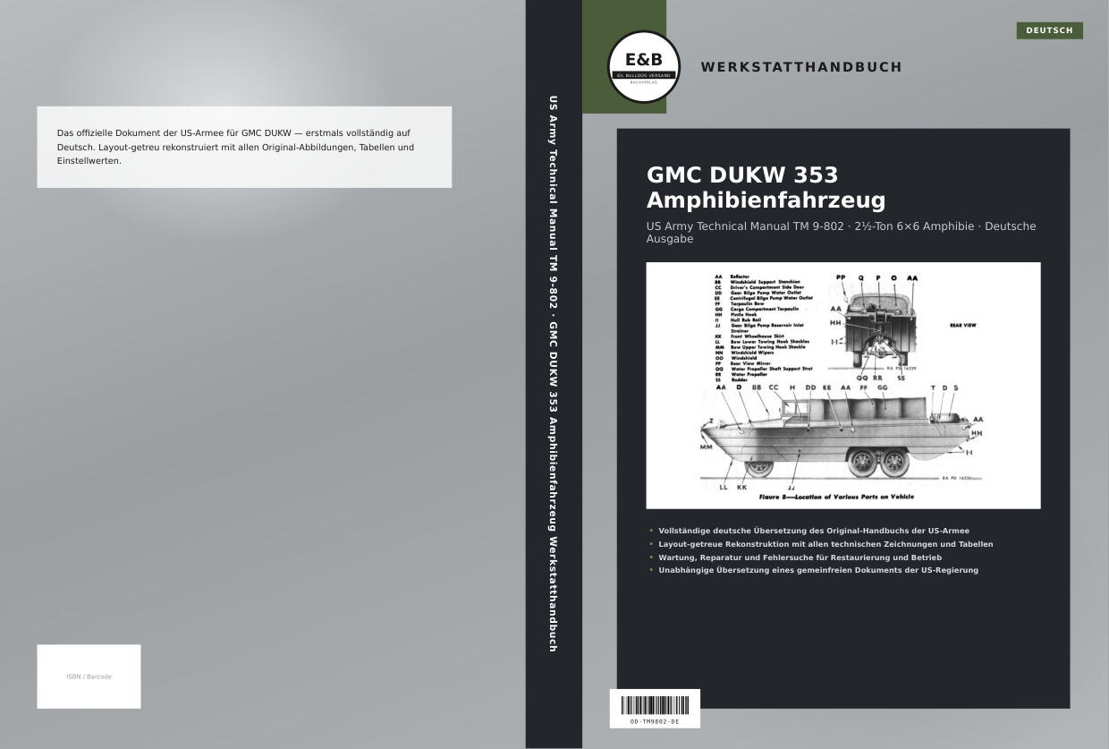 Blick ins Buch: GMC DUKW 353 Amphibienfahrzeug Werkstatthandbuch