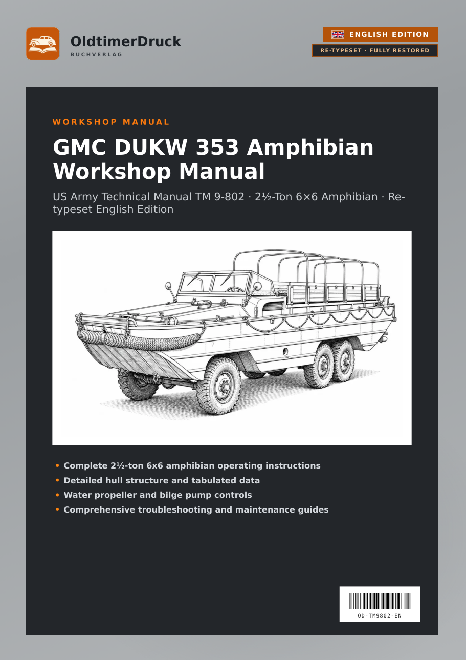 Cover GMC DUKW 353 Amphibian Workshop Manual