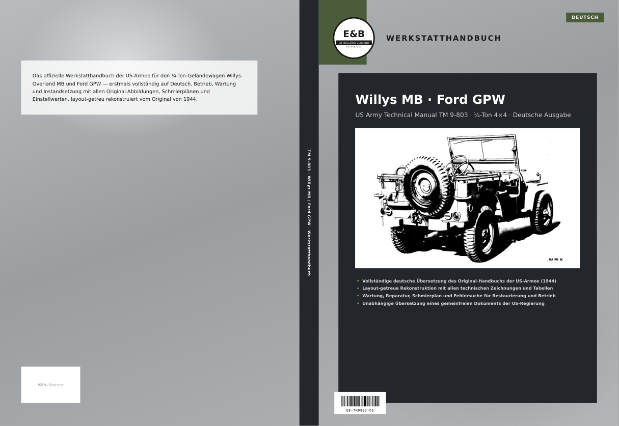 Blick ins Buch: Willys MB · Ford GPW Werkstatthandbuch