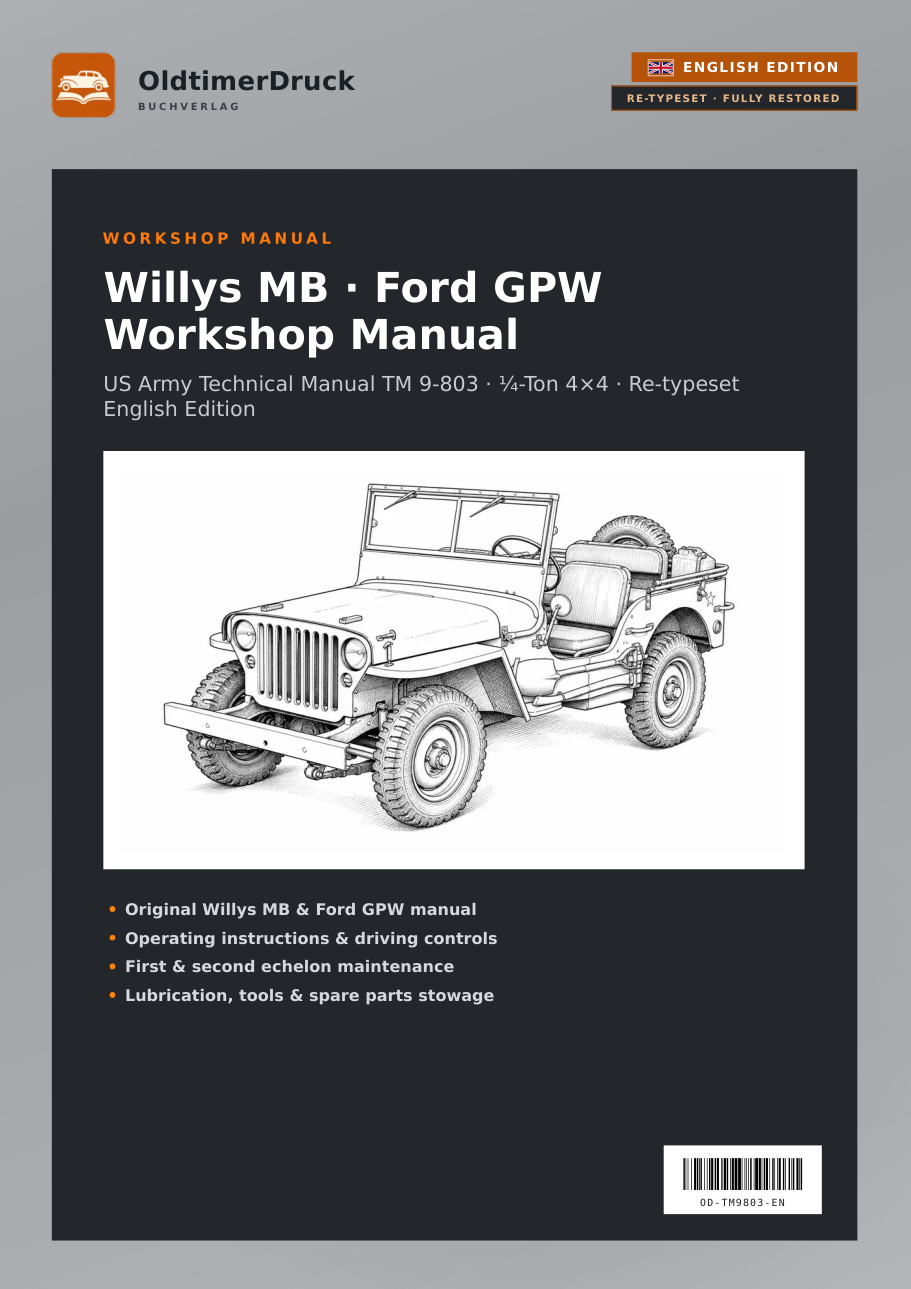 Cover Willys MB · Ford GPW Workshop Manual