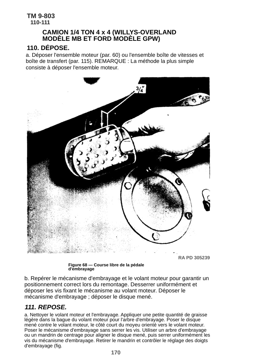 Blick ins Buch: Willys MB · Ford GPW Manuel d'atelier