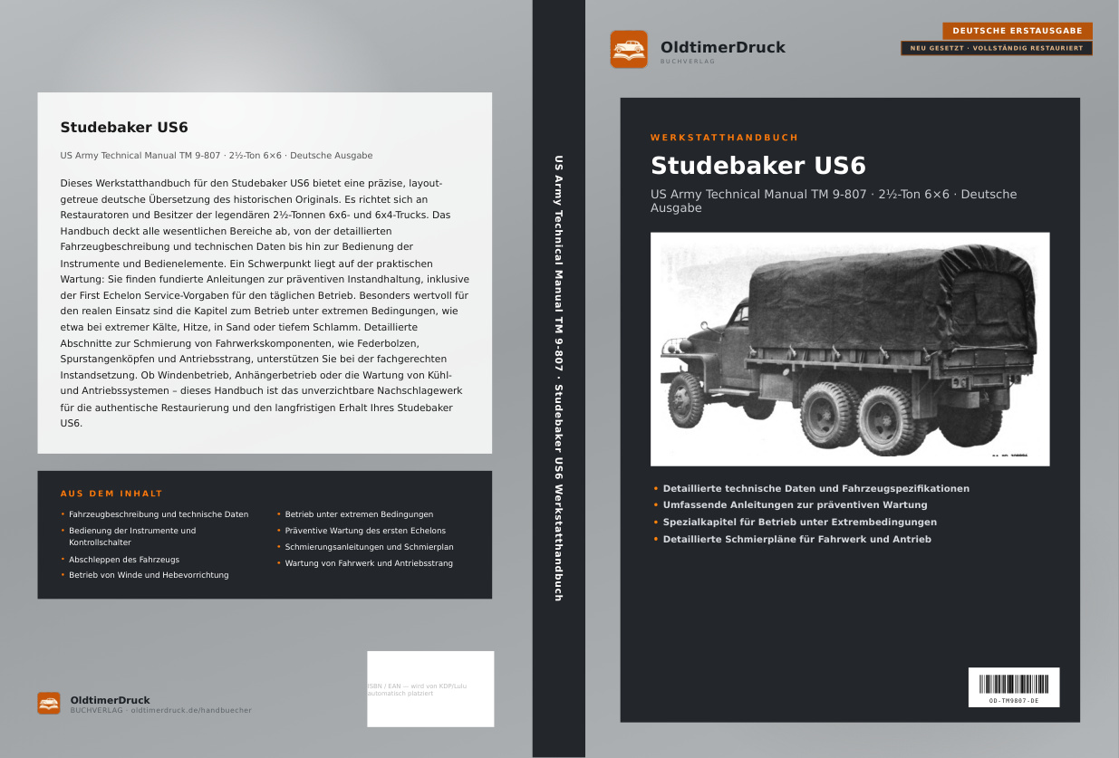 Blick ins Buch: Studebaker US6 Werkstatthandbuch