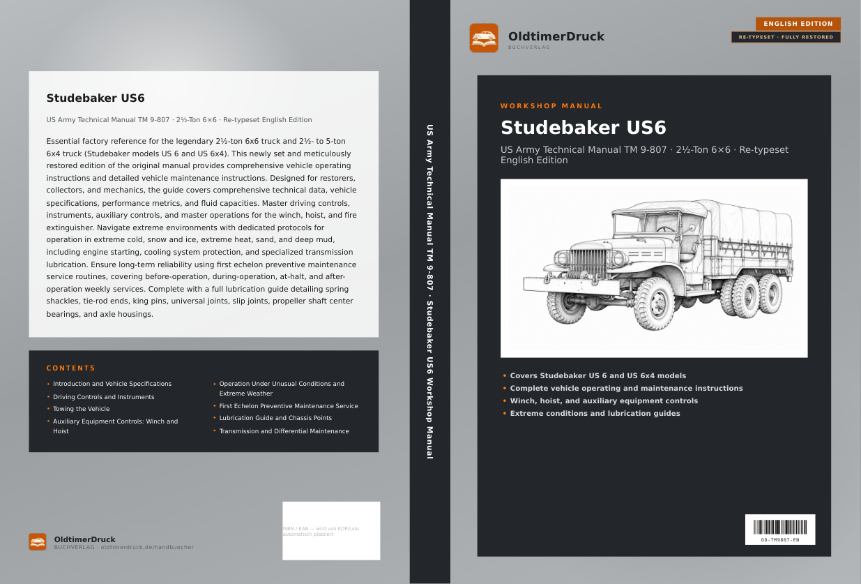 Look inside: Studebaker US6 Workshop Manual