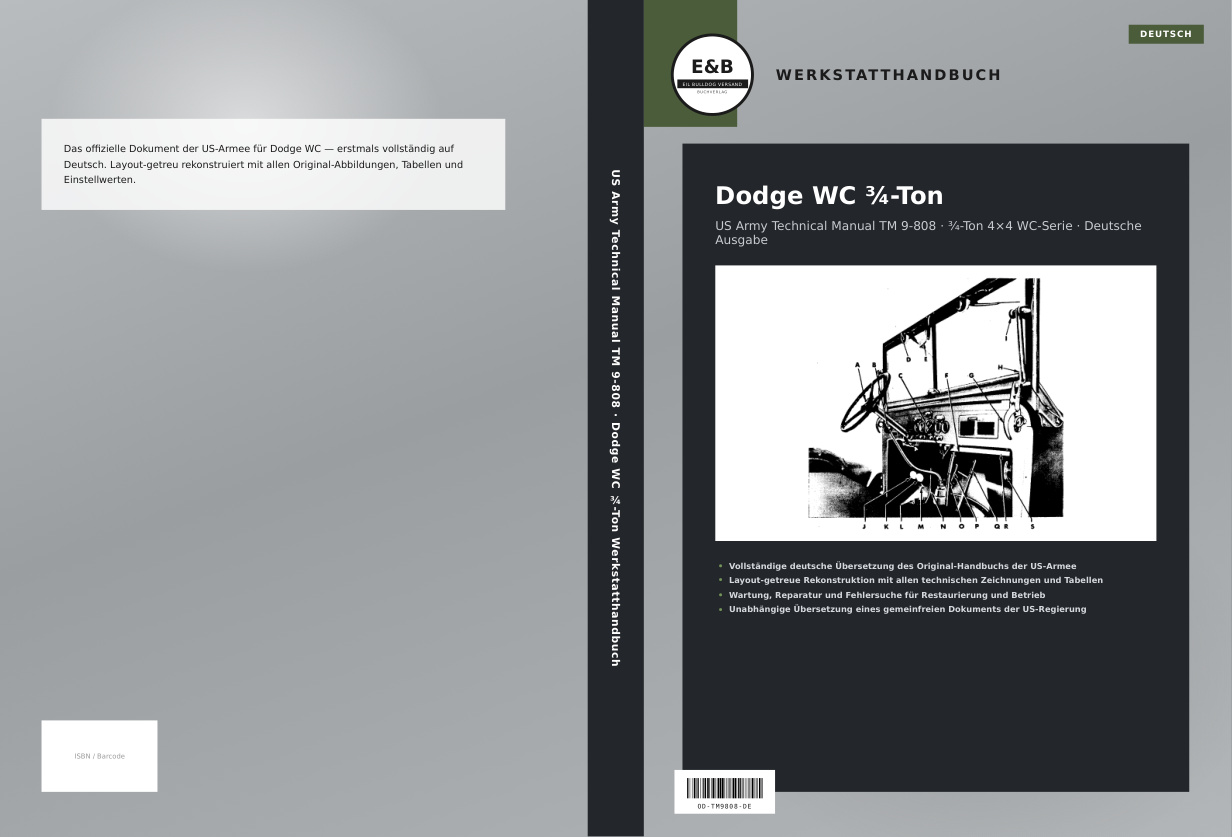 Blick ins Buch: Dodge WC ¾-Ton Werkstatthandbuch