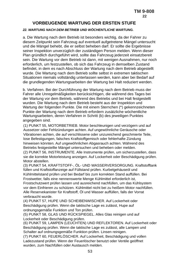 Blick ins Buch: Dodge WC ¾-Ton Werkstatthandbuch