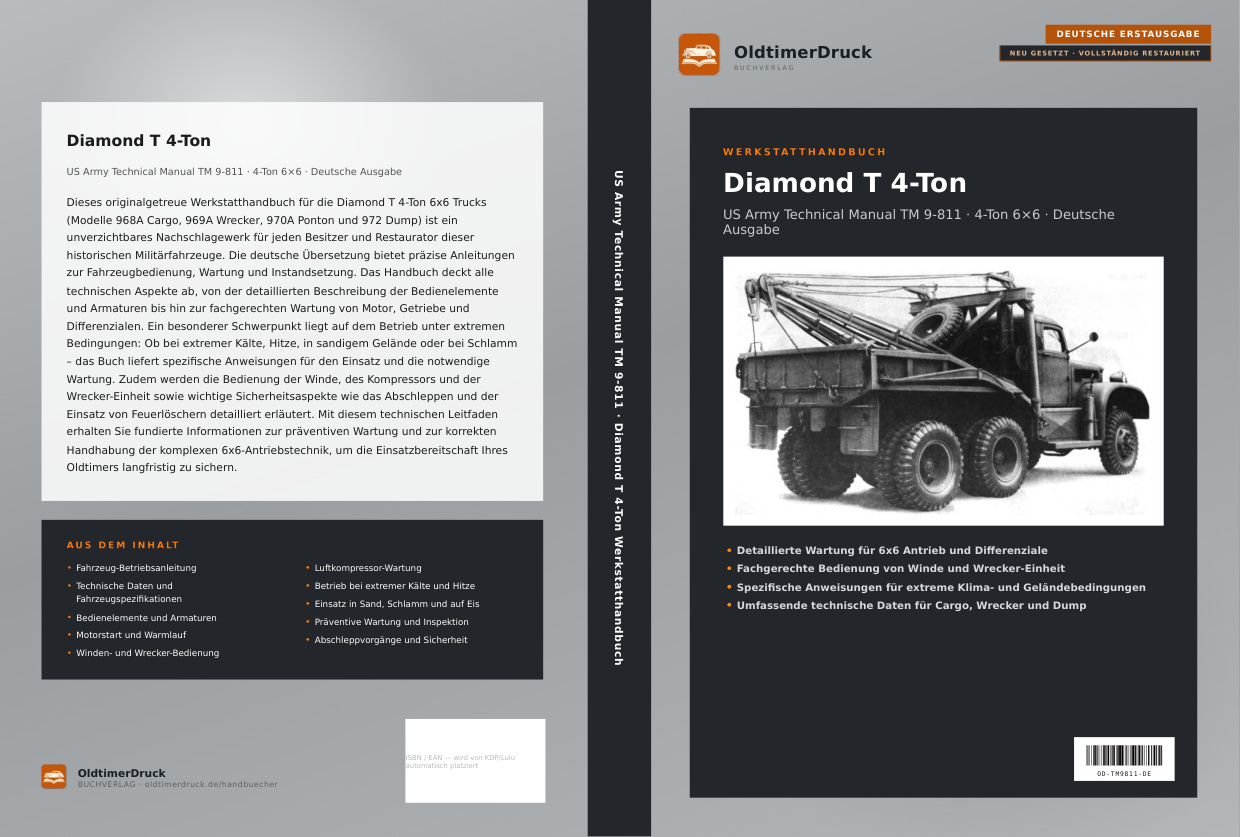 Blick ins Buch: Diamond T 4-Ton Werkstatthandbuch