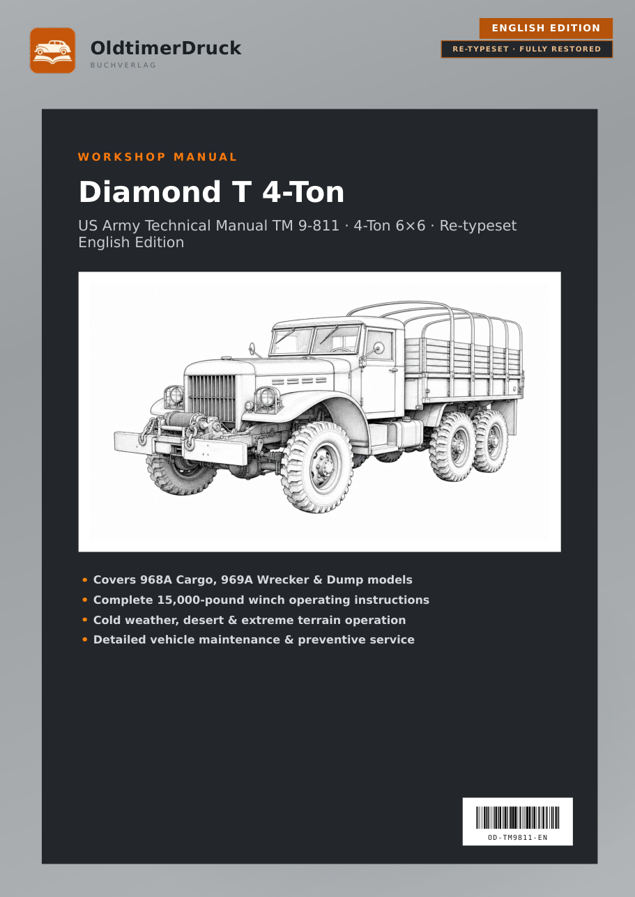 Cover Diamond T 4-Ton Workshop Manual