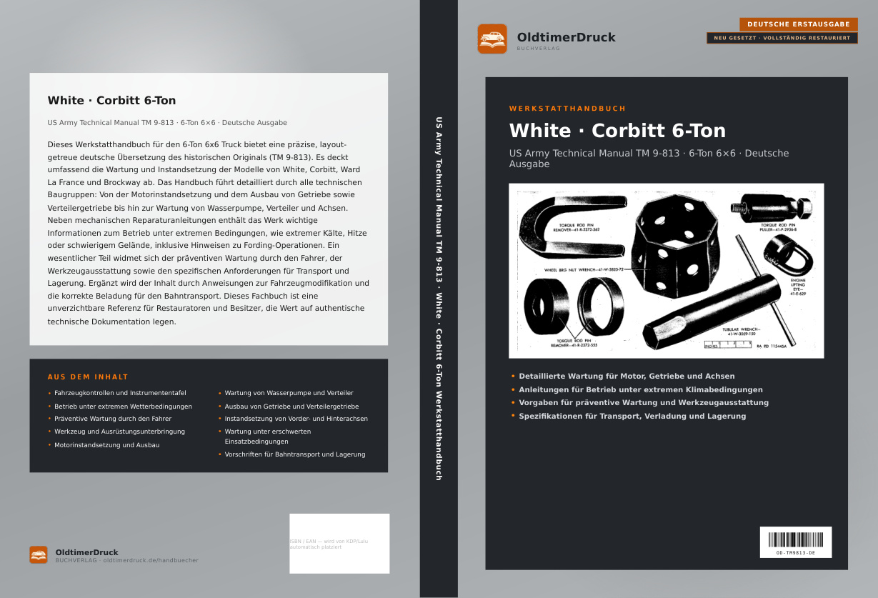 Blick ins Buch: White · Corbitt 6-Ton Werkstatthandbuch