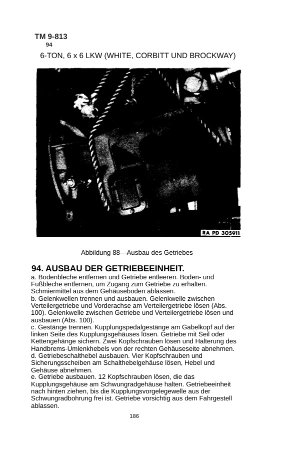 Blick ins Buch: White · Corbitt 6-Ton Werkstatthandbuch