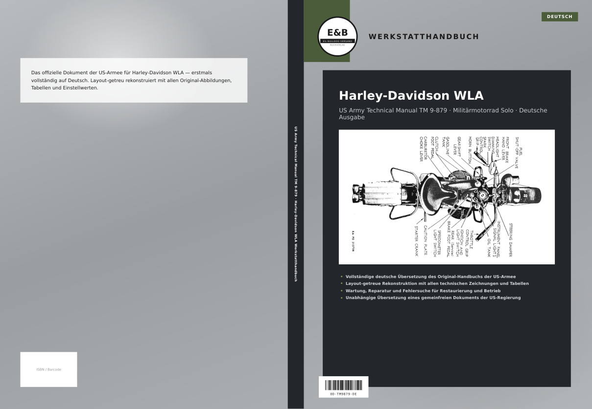 Blick ins Buch: Harley-Davidson WLA Werkstatthandbuch