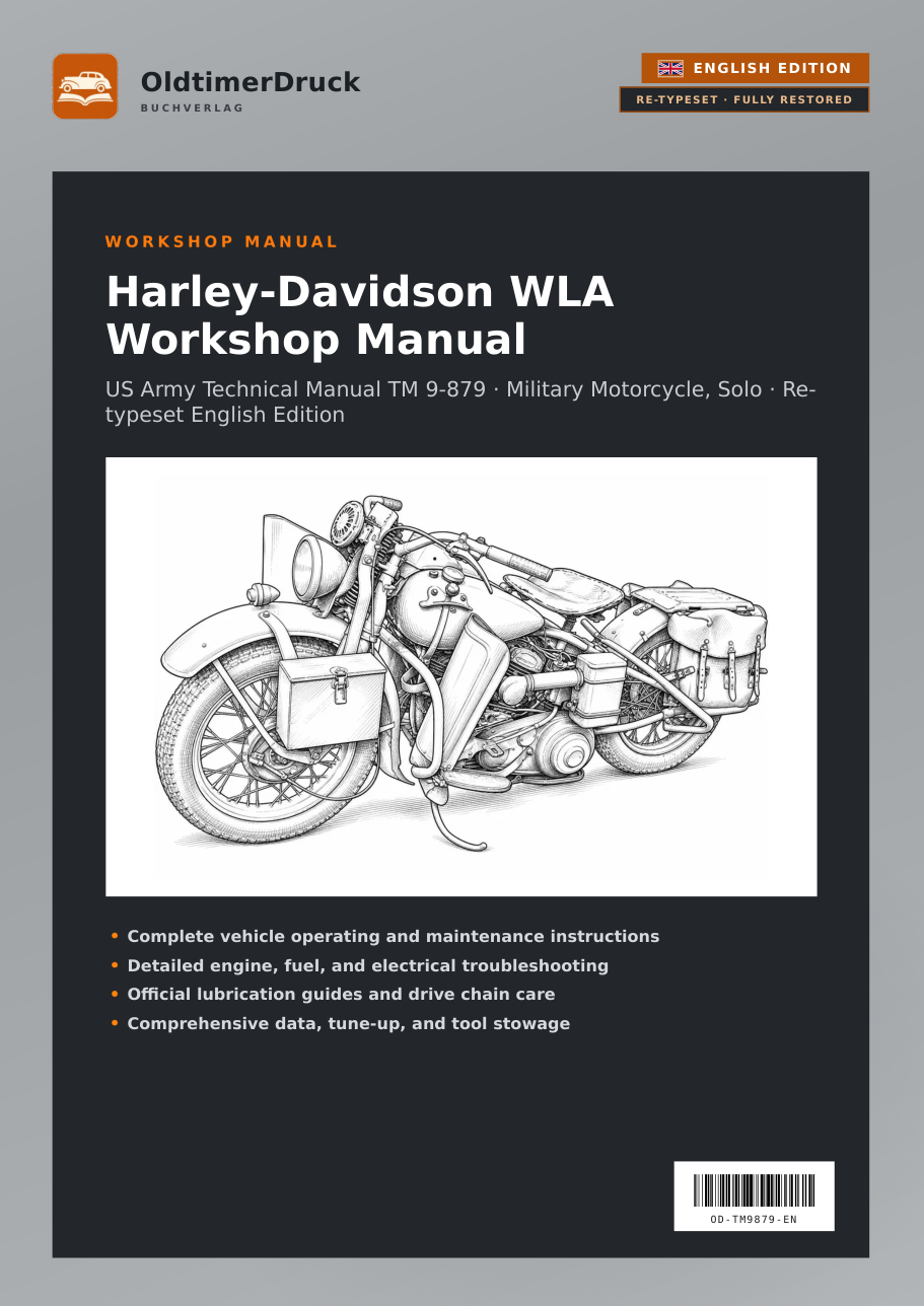 Cover Harley-Davidson WLA Workshop Manual