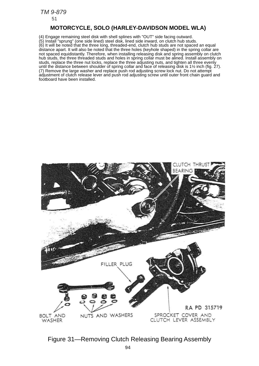 Look inside: Harley-Davidson WLA Workshop Manual