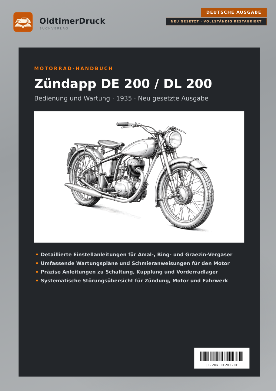 Cover Zündapp DE 200 / DL 200