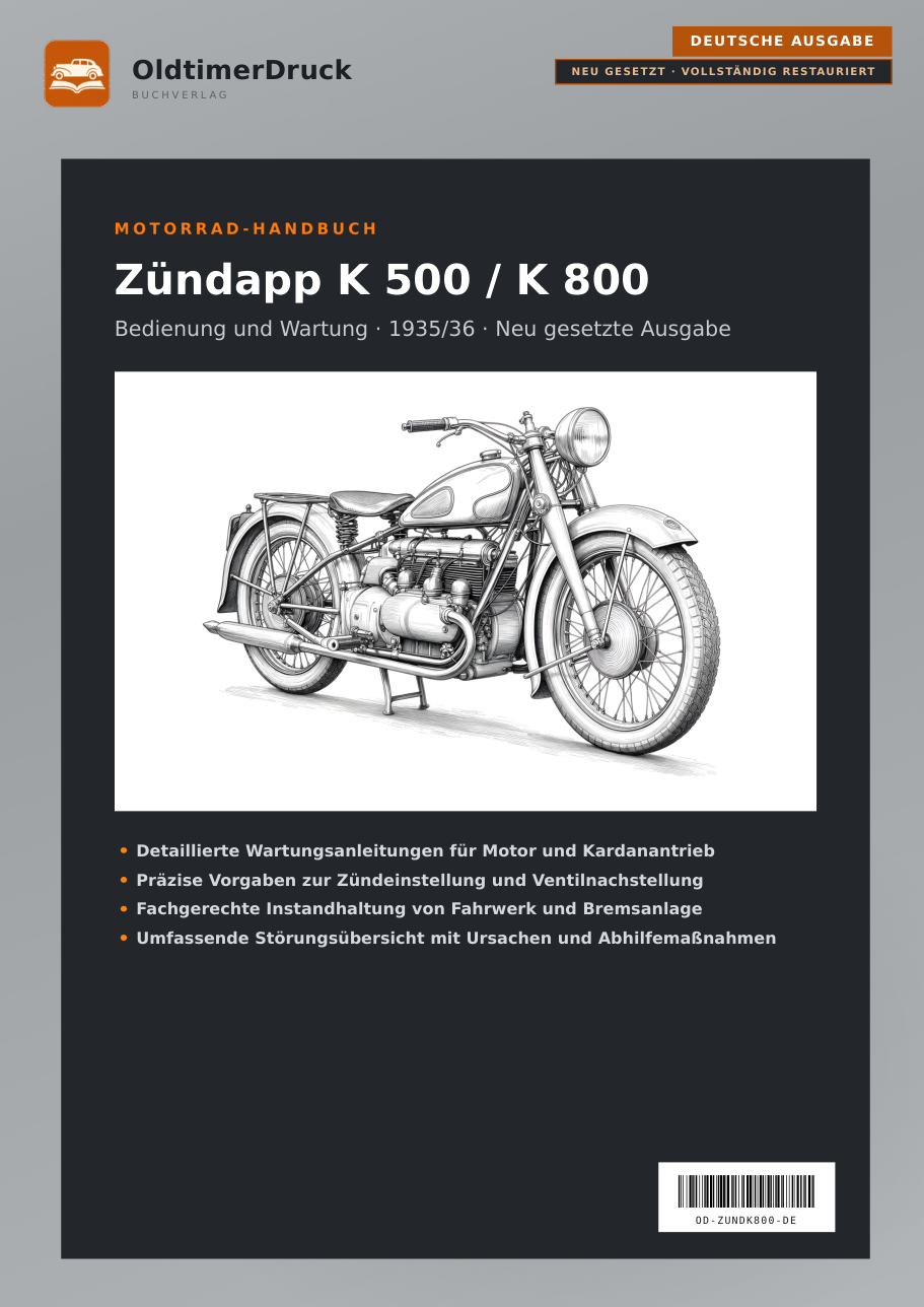 Cover Zündapp K 500 / K 800