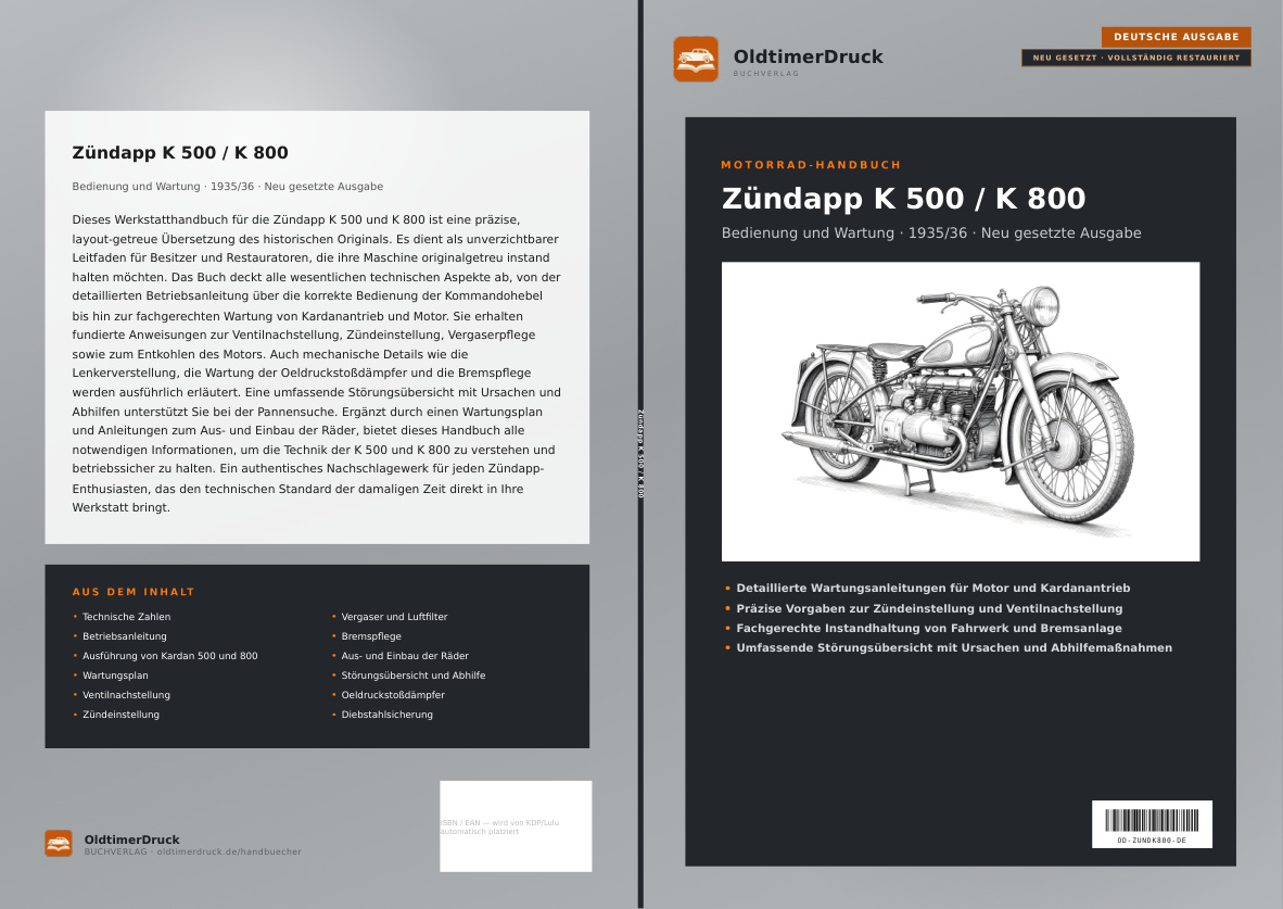 Blick ins Buch: Zündapp K 500 / K 800